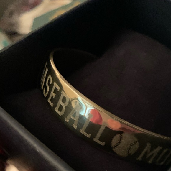 Rustic cuff baseball mom new in box bracelet - Picture 2 of 3